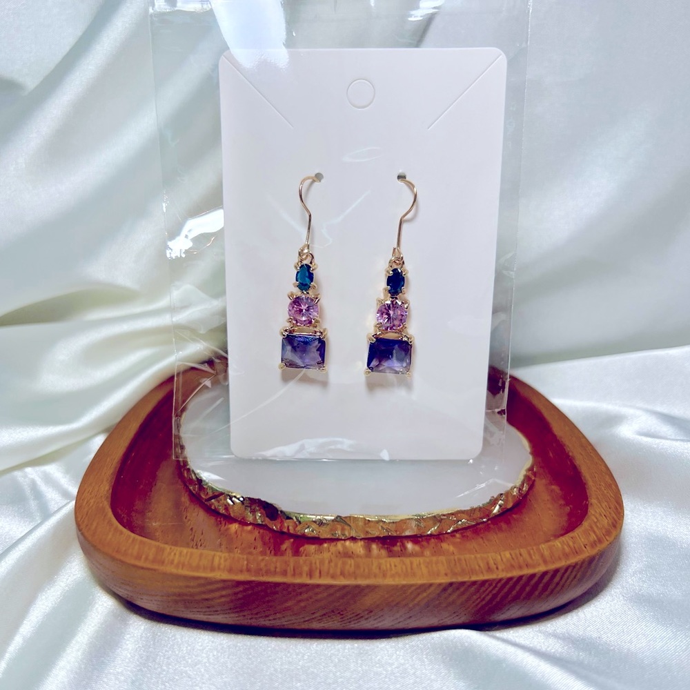 Colorful Rectangles Earrings